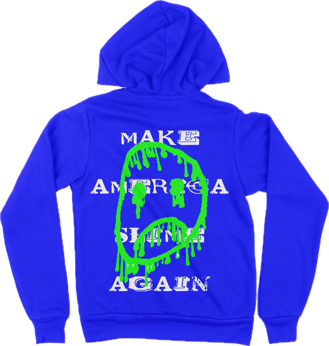 "Slimey Smiley" - Hoodie (Royal Blue)