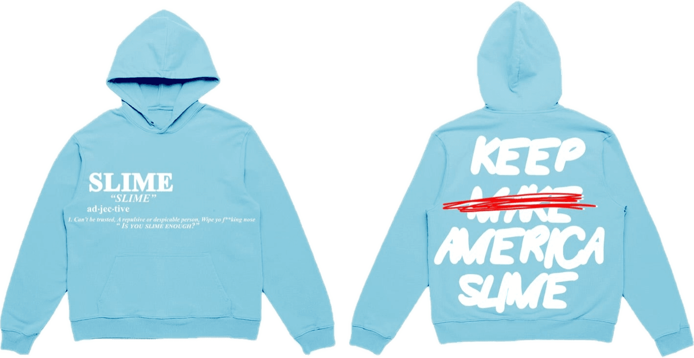 “Definition/Keep America Slime Again" - Hoodie (Baby Blue)